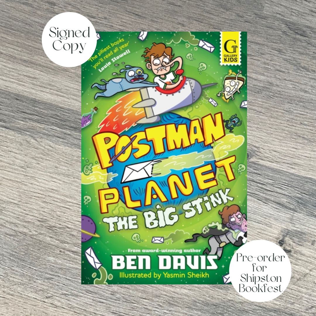 Postman Planet: The Big Stink by Ben Davis SHIPSTON BOOKFEST